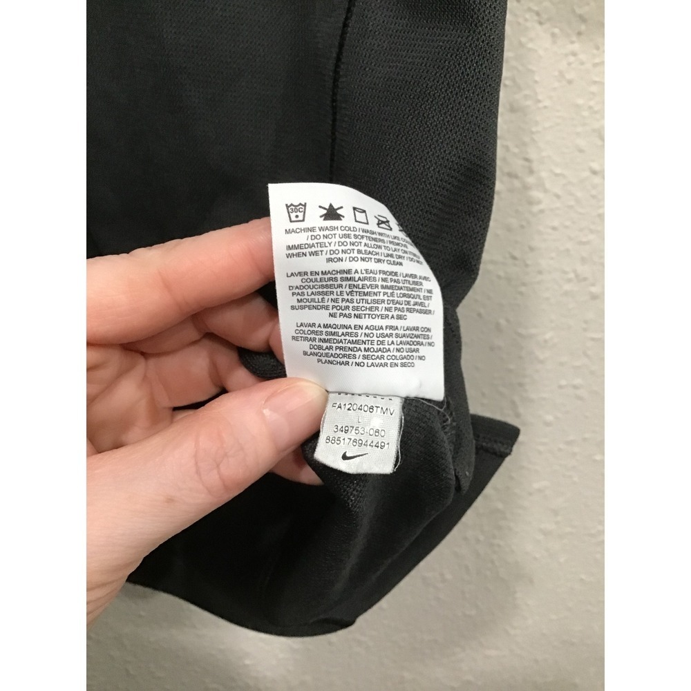 Nike Golf Dri-FIT Polo Men's L Charcoal Gray Athletic Performance Minimal Sporty - Picture 5 of 6